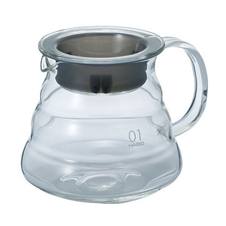 Carafe Hario dripper V60 1 3 tasses en verre résistant à la chaleur