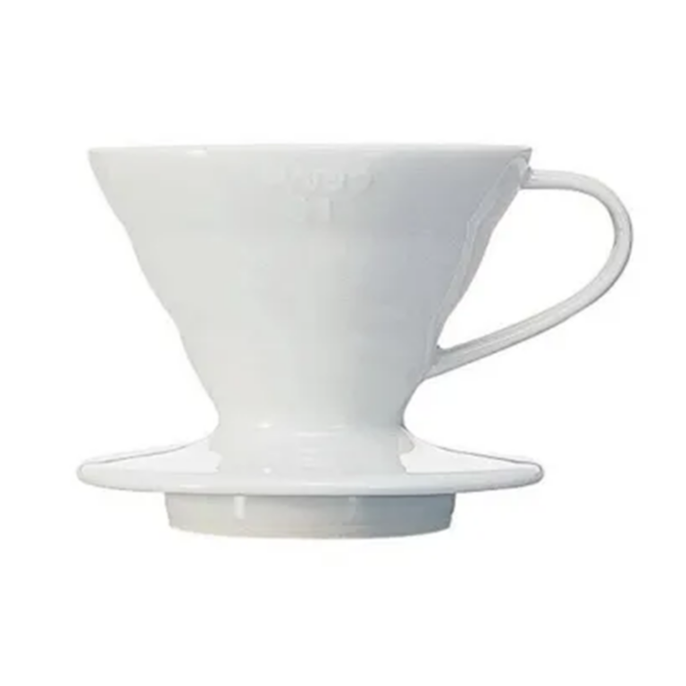 Dripper V60 blanc Hario taille 01 en porcelaine