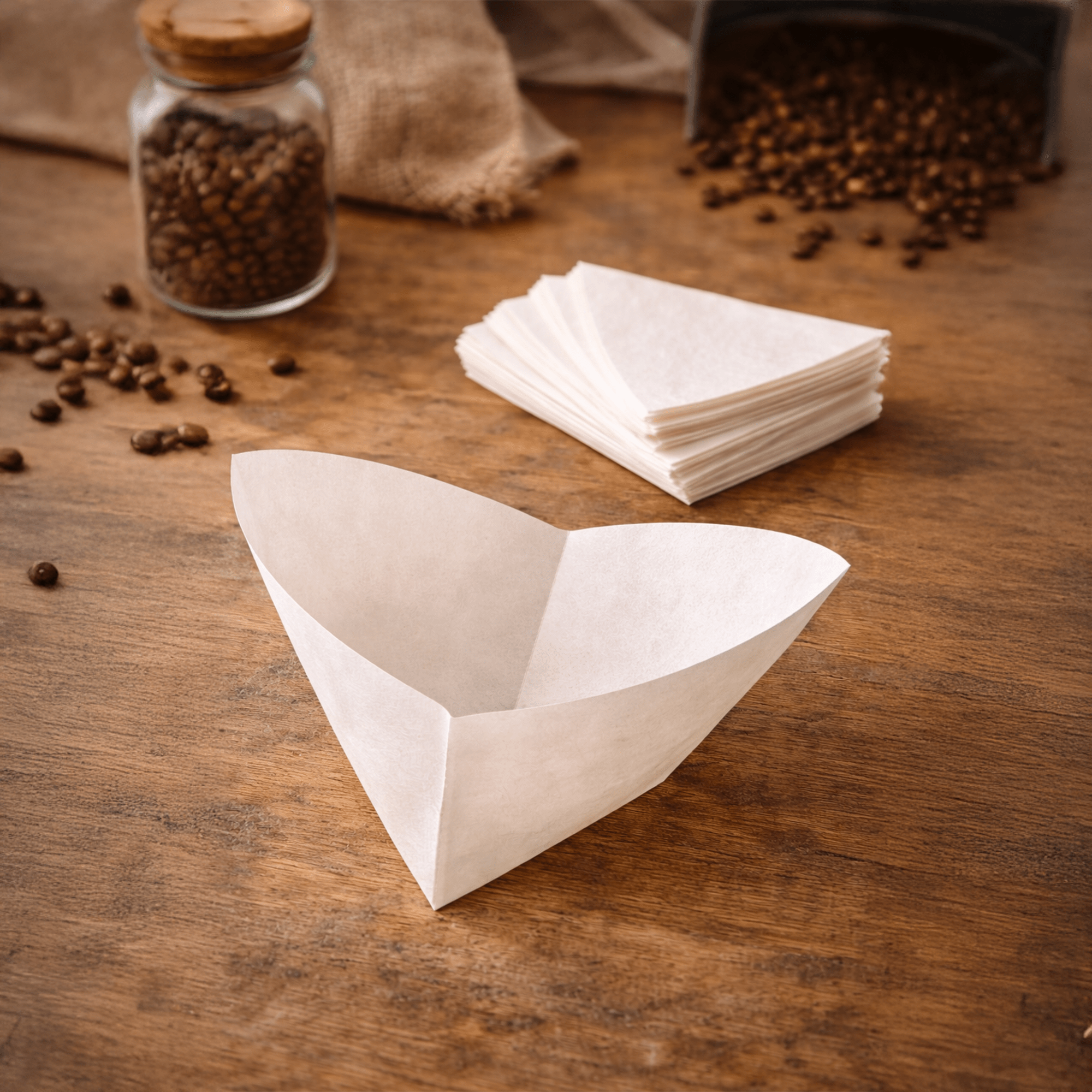 Filtres Chemex utilisés avec cafetière Chemex 6 à 8 tasses