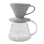 Hario V60 Coffee Kit avec carafe en verre borosilicate