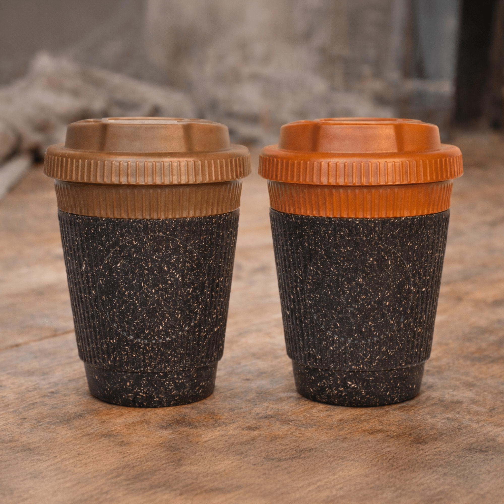 Tasse à café Weducer 250ML Kaffeeform en marron et terracotta