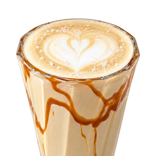 Caramel Fleur de sel, boisson du coffee shop Coffee Lab à Saint-Jean