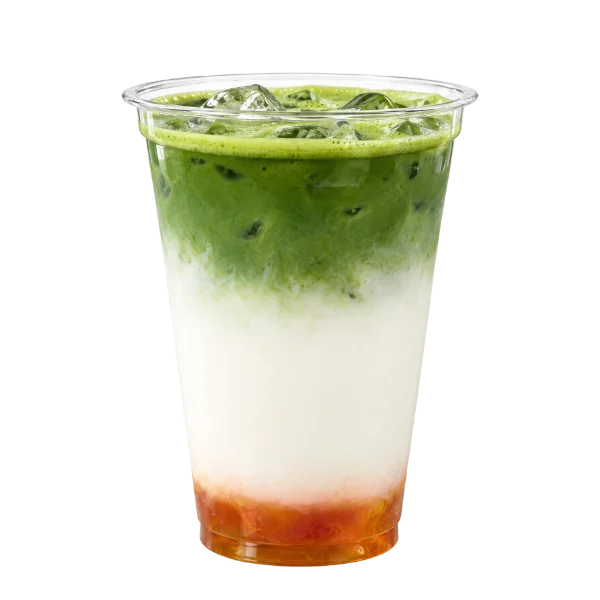 Strawberry Yuzu Matcha, boisson du coffee shop Coffee Lab à Saint-Jean